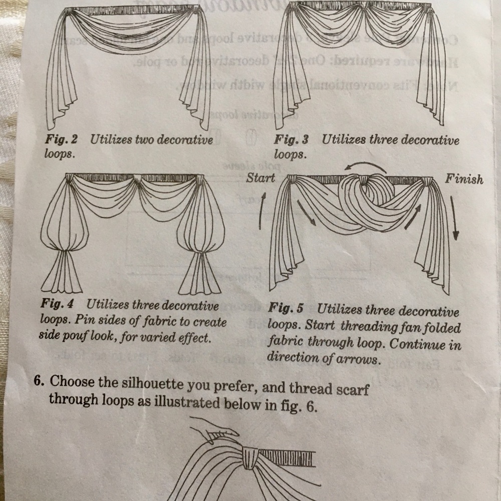 Versatile Window Scarf